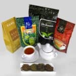 Kit Momentos: Chá Verde Banchá Torrado Yamamotoyama + Chá Verde Amaya + Chá Preto Orgânico Sítio Shimada + Chá Oolong Amaya
