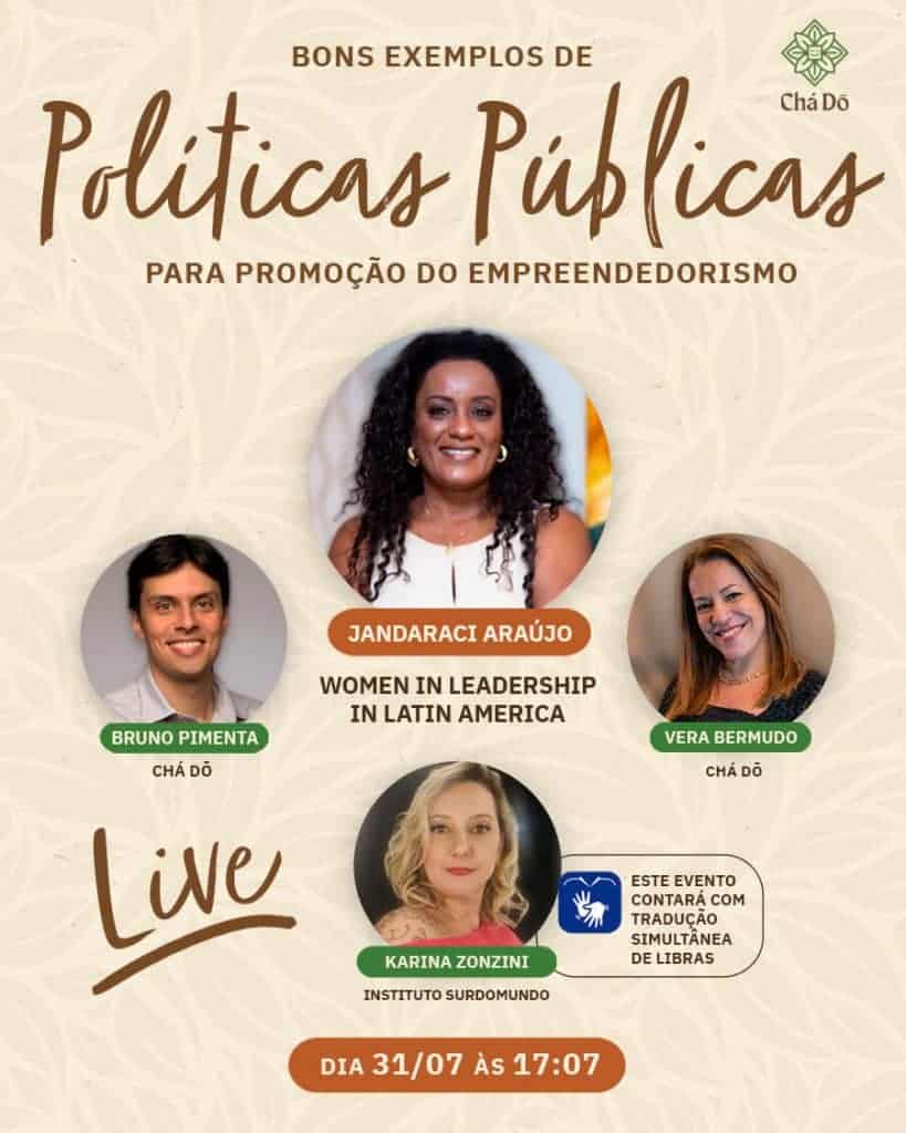 Bons Exemplos de Políticas Públicas para Promoção do Empreendedorismo com Jandaraci Araújo