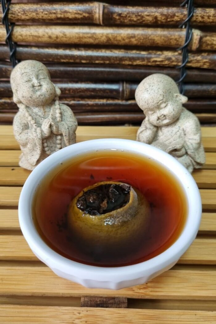 Chá Escuro Pu'er Xiao Qing Gan – Chá Dō 8g à 10g - Imagem 5