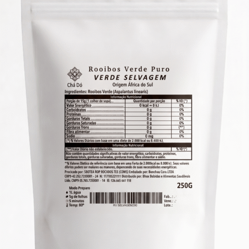 Chá de Rooibos Vede Puro - Verde Selvagem 250g